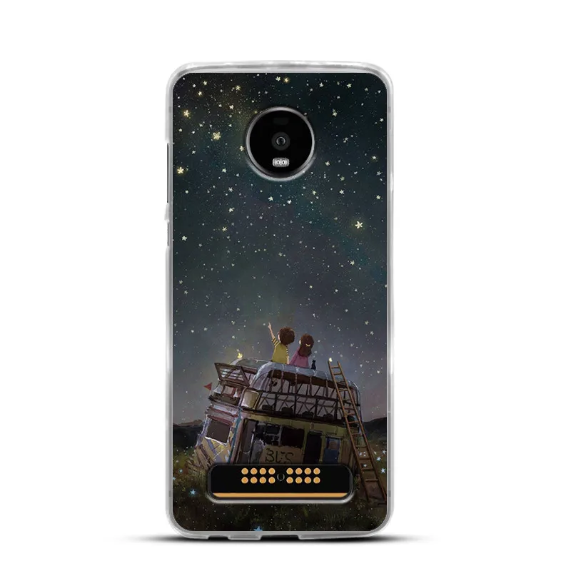 Чехол для Motorola Moto Z4 Play роскошный Силиконовый противоударный мягкий чехол из ТПУ