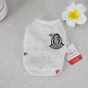 Толстовки с изображением кошек и собак, трикотажная рубашка с изображением якоря, одежда для Йорка, жилеты для собак, одежда для собаки, стиль Petstyle для весны