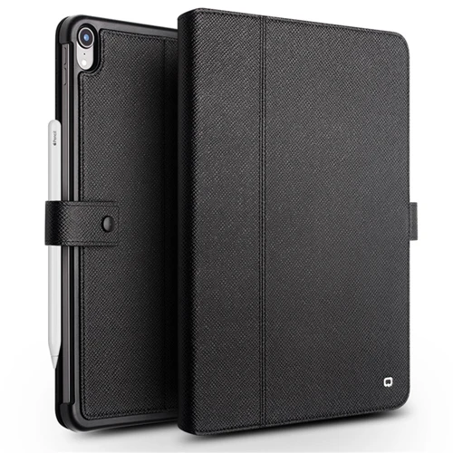 For iPad Pro 11 QIALINO, Ультратонкий чехол из натуральной кожи для iPad Pro 12,9, откидной чехол с подставкой и отделениями для карт, Чехол для iPad Pro 11" - Цвет: For iPad Pro 11