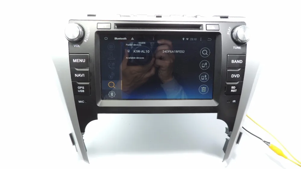Автомагнитола YOKOTRON с 8 &quotсенсорным экраном Android 4 DVD для Toyota Camry 2012 2014 + GPS|android mp4|gps