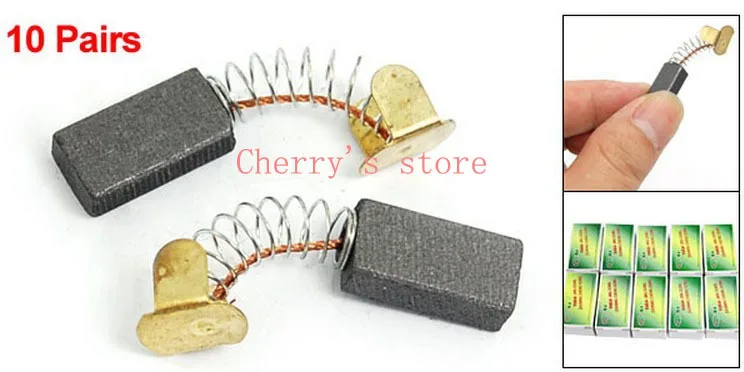 

10 Pairs 16 x 7 x 5mm Carbon Brushes for Japan/US Power Tools