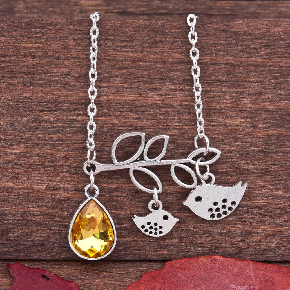 8 сезонов День матери античное серебро ручной работы цветная подвеска в виде