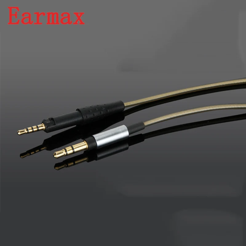 Кабель для обновления наушников Earmax 3,5 мм до 2,5 мм провод для гарнитуры 6N бескислородная медь сменный для JBL J55/J55A/J88/J88A 1,2 м