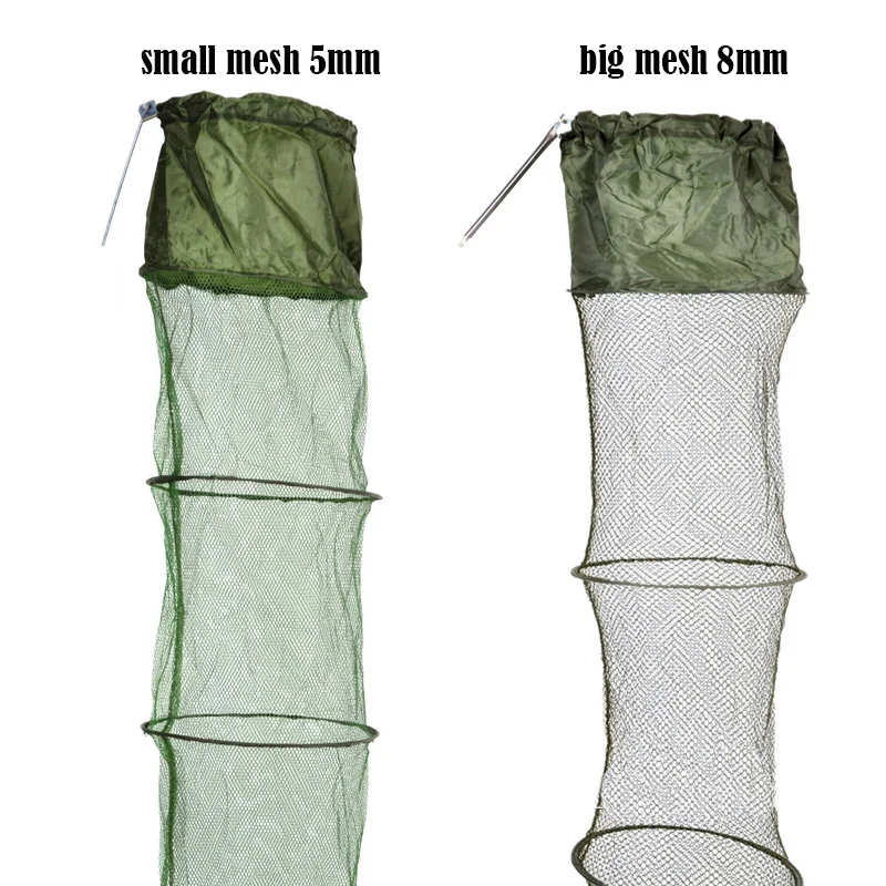 1 4 метра портативная рыболовная сеть складная корзина для рыбы выдвижные рыбные