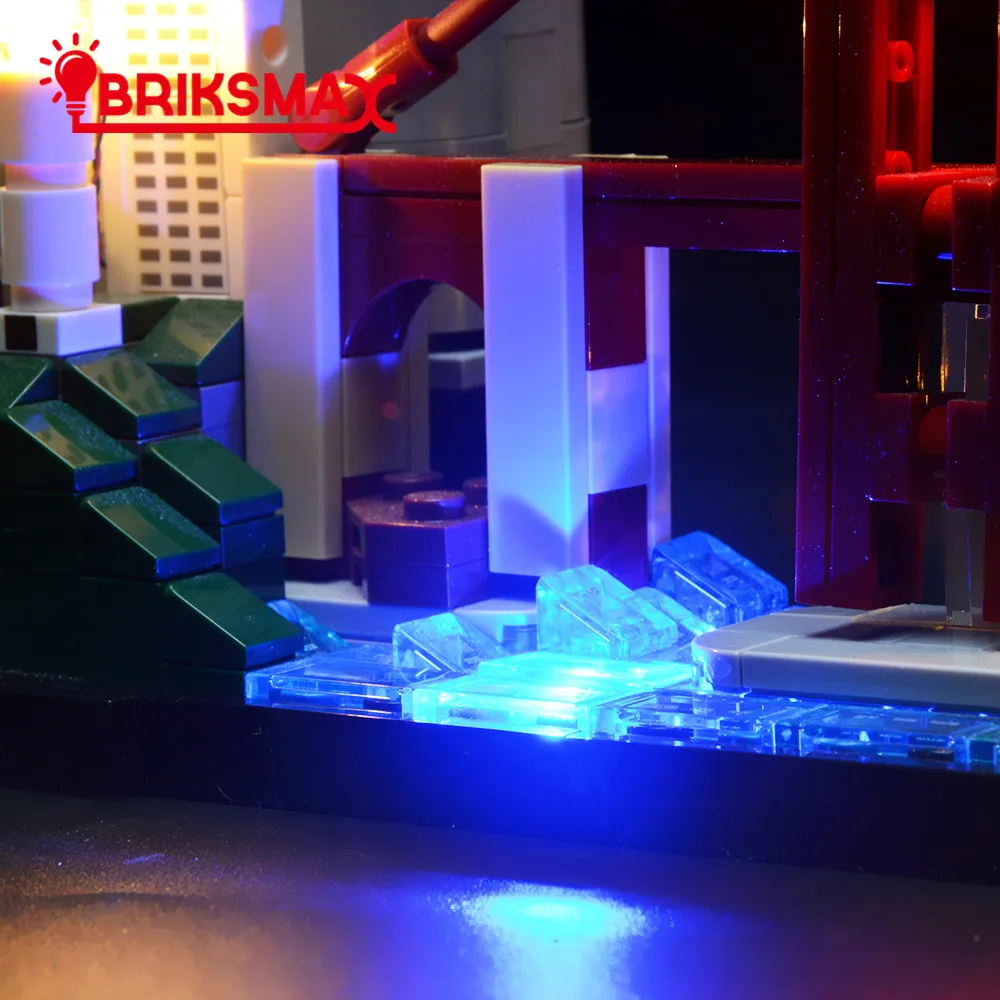 BriksMax Led Light Up Комплект для архитектурных строительных блоков Сан-Франсиско, совместимых с 21043(не включает модель