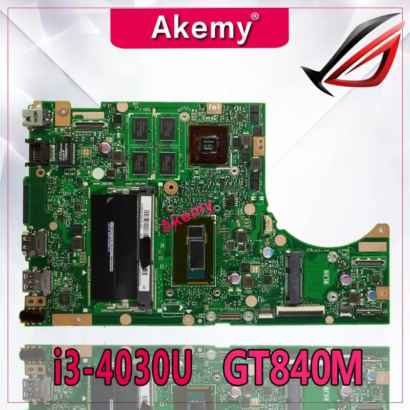

Akemy TP500LN материнская плата для ноутбука For Asus TP500LN TP500LNG TP500LA TP500L TP500 тестовая оригинальная материнская плата 4G RAM i3-4030U GT840M