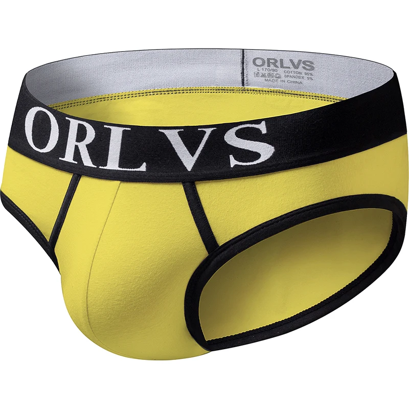 ORLVS 2019 мужские сексуальные трусы брифы из хлопка нижнее белье cueca