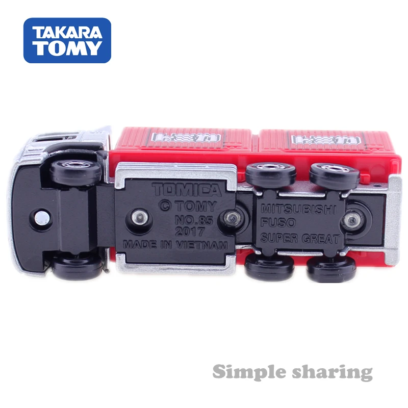 Takara Tomy Tomica No.85 Mitsubishi Fuso супер большая литая игрушка для автомобиля Популярная