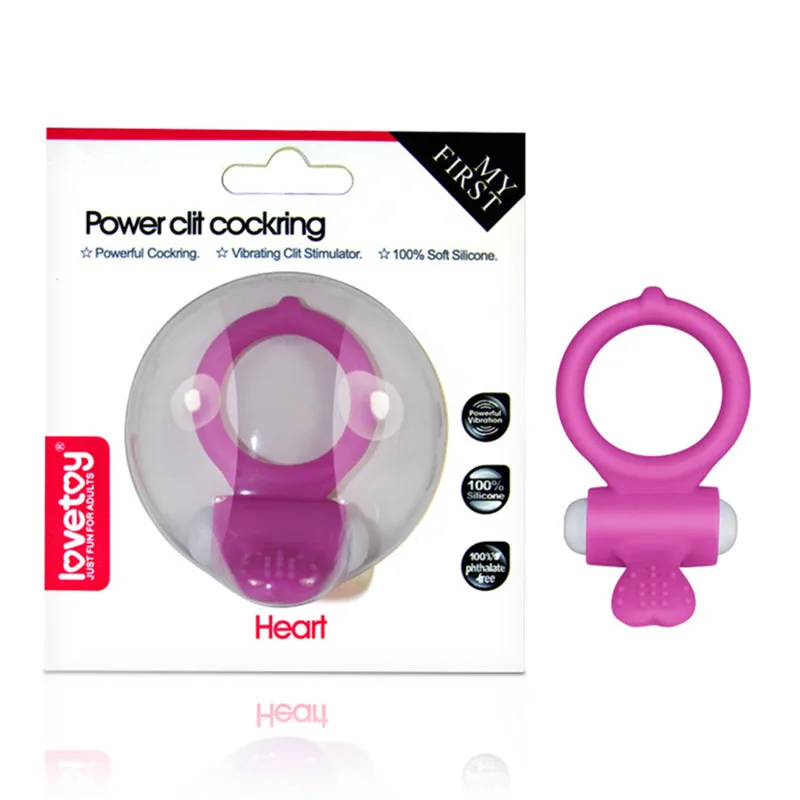 Lovetoy мощный клитор Cockring Силиконовый водонепроницаемый вибрирующий пенис кольцо