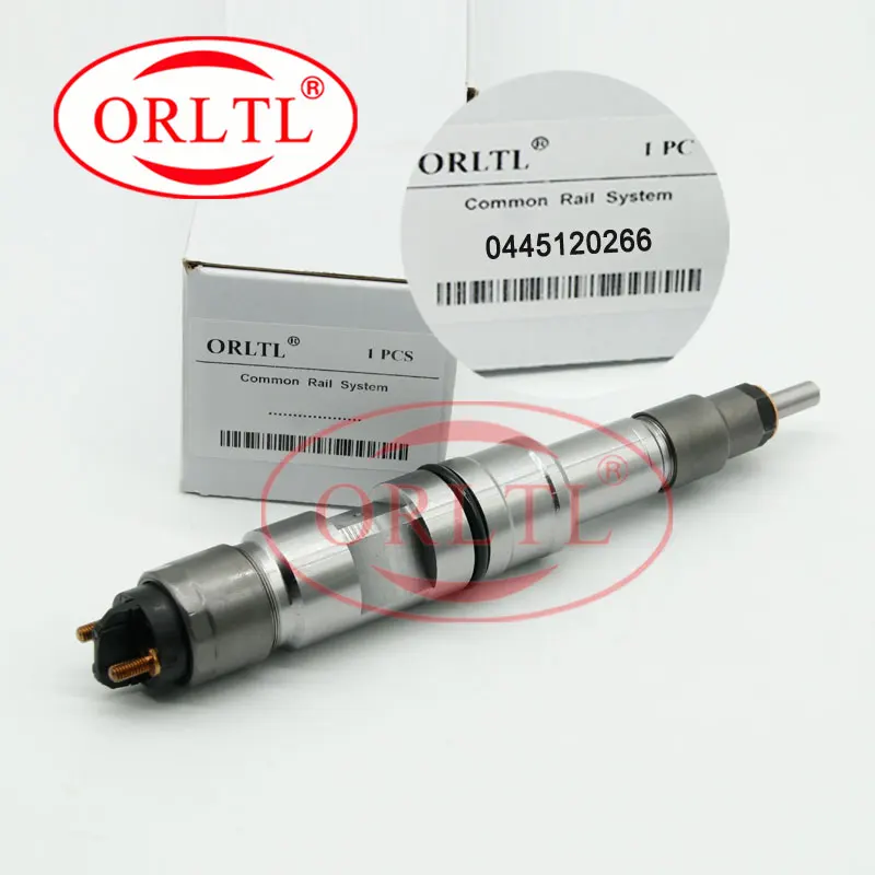 

ORLTL 0 445 120 266 New Fuel Injection 0445120266 Common Rail Diesel Injector Assy 0445 120 266 For WEICHAI WP12 EURO IV
