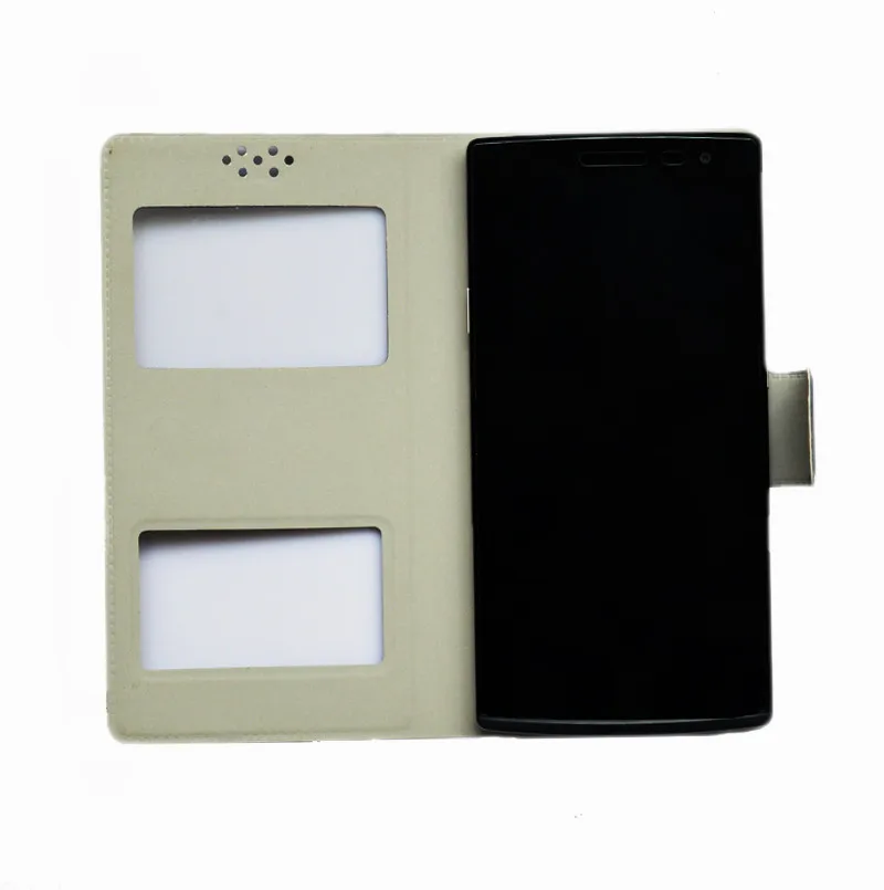 Dower Me новый двойной окно Универсальный Флип PU кожаный чехол для Prestigio Grace X7 PSP7505 Duo