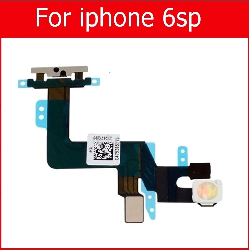 Гибкий кабель включения/выключения питания для iPhone 6 6s 7 8 plus X Xs Max Xr Боковая кнопка