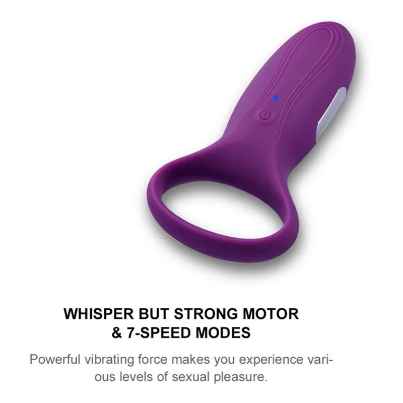 GUIMI шар Растяжитель пениса Блокировка Кольцо Вибратор длинная эрекция кольцо для