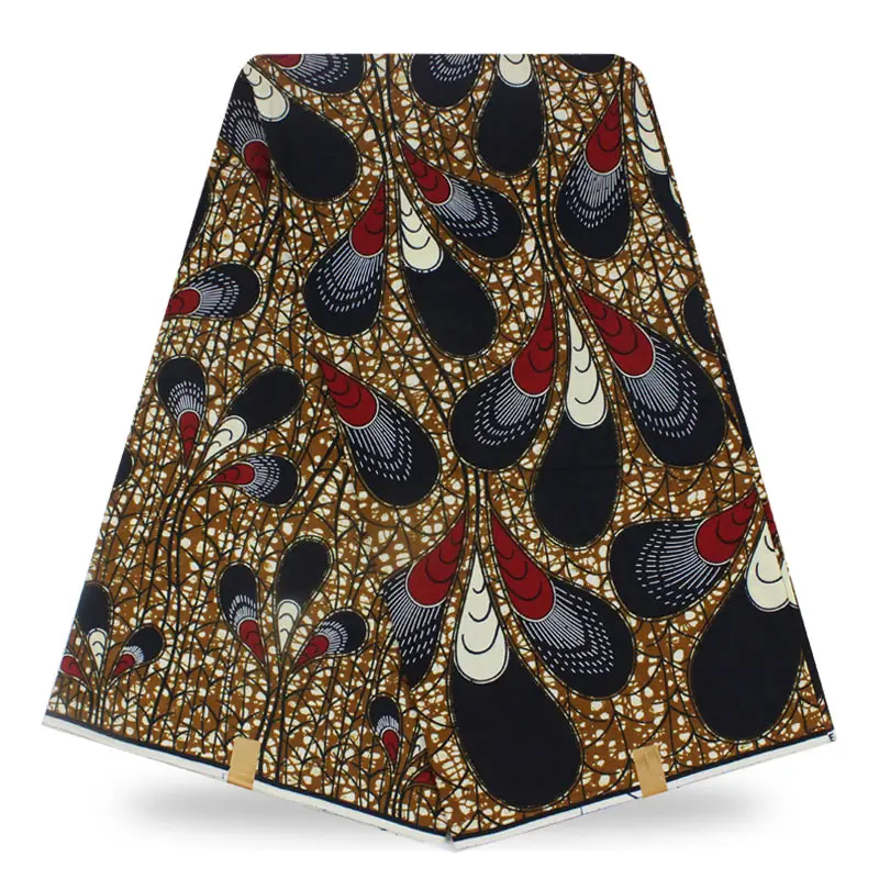 2017 высокое качество горячий воск хлопок Африканский Воск принты ткань для шитья 6