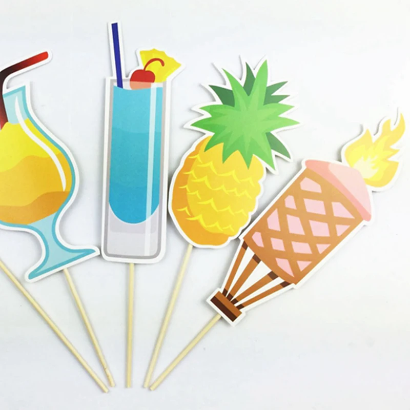 Фотобудка с фламинго ананасом 21 шт. |