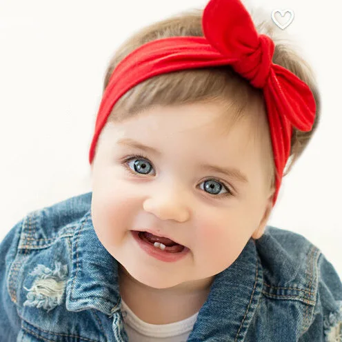 Повязка на голову с бантом для девочек 8 шт./лот тюрбан узлом повязка кроликом