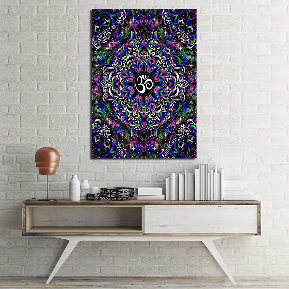 

DreamyOm By Brizbazaar HD print 1 piece ArtSailing canvas art Poster abstract Wall Pictures For Living Room CU-3436D