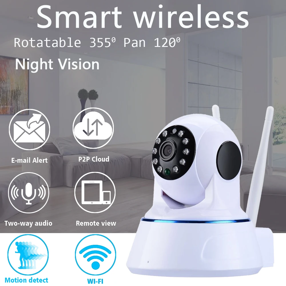Беспроводная камера видеонаблюдения OUERTECH 1080P облачная HD IP Wi Fi Радионяня ночное