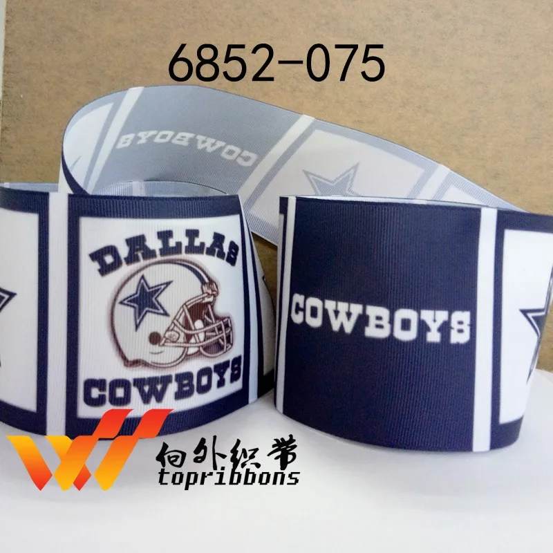 6852 50 ярдов в Размер спортивная лента напечатанная grosgrain лента 13478 - Цвет: 6852