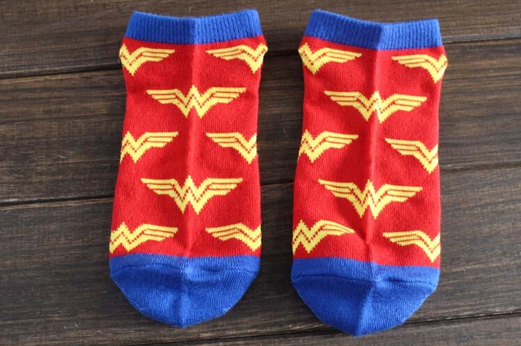 Америка Hero серии спасение лодка носки комикс мстители супермен скидки