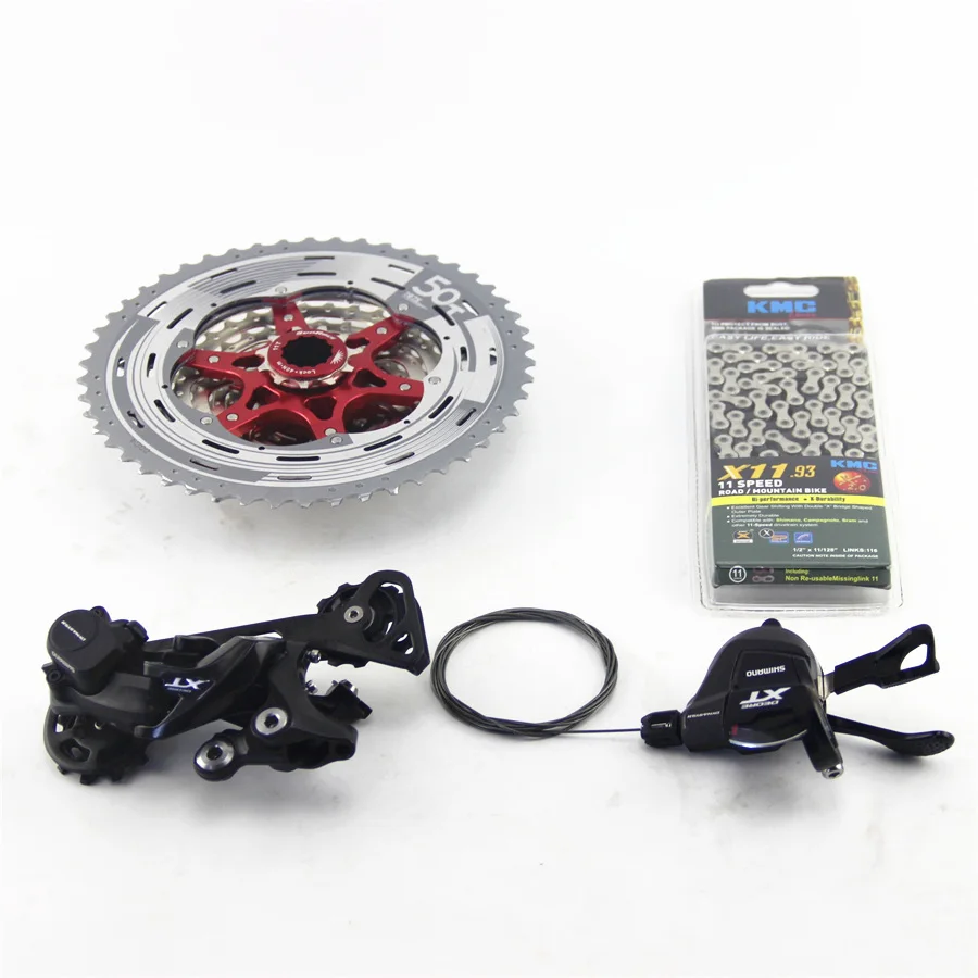 SHIMANO DEORE XT M8000 комплект горного велосипеда MTB 1x11-Speed 46T 50T SL+ RD+ CSMX8+ X11.93 M8000 переключатель заднего хода
