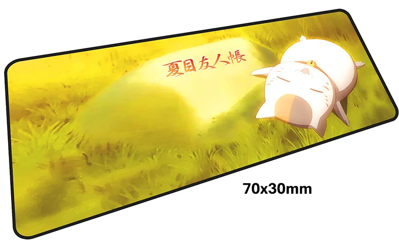 Natsume yuujinchou коврик для мыши computador gamer mause коврик 700x300X2 мм большой милый коврик для Мыши Эргономичный гаджет офисный стол коврики