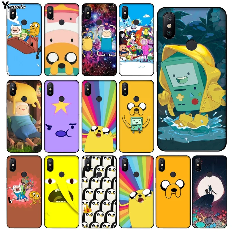 Защитный чехол Yinuoda adventure time Beemo BMO Джек Финн Lumpy для xiaomi mi 6 8 se note2 3 mix2 redmi 5 5plus note 4