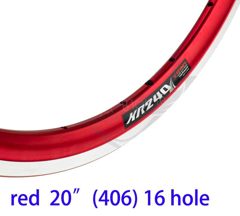 Небесно-голубой KINLIN XR240 18/20 дюйма диски 355/406/451 велосипед тормоза V оправа 16/20/24 Отверстия - Цвет: Небесно-голубой