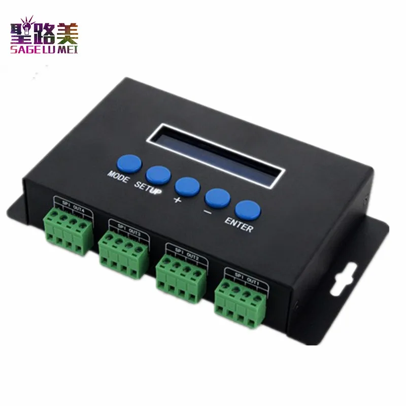 BC-204 DC5V-24V Artnet в SPI пиксельные сценические светильники контроллер Eternet вход протокола 680 пикселей* 4CH один порт(1X512 каналов) выход