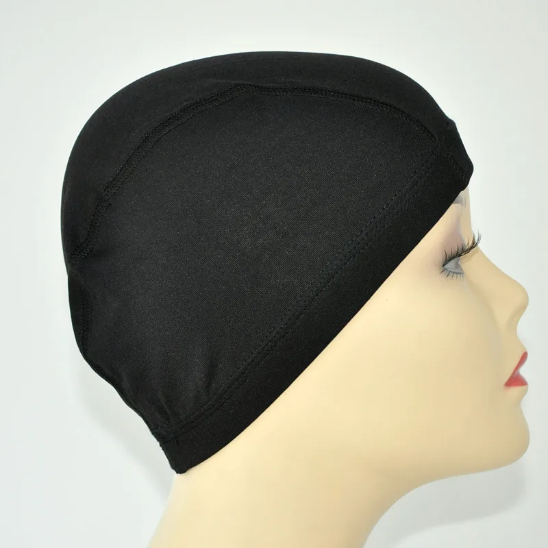 Женская эластичная купольная шапочка для изготовления париков черные