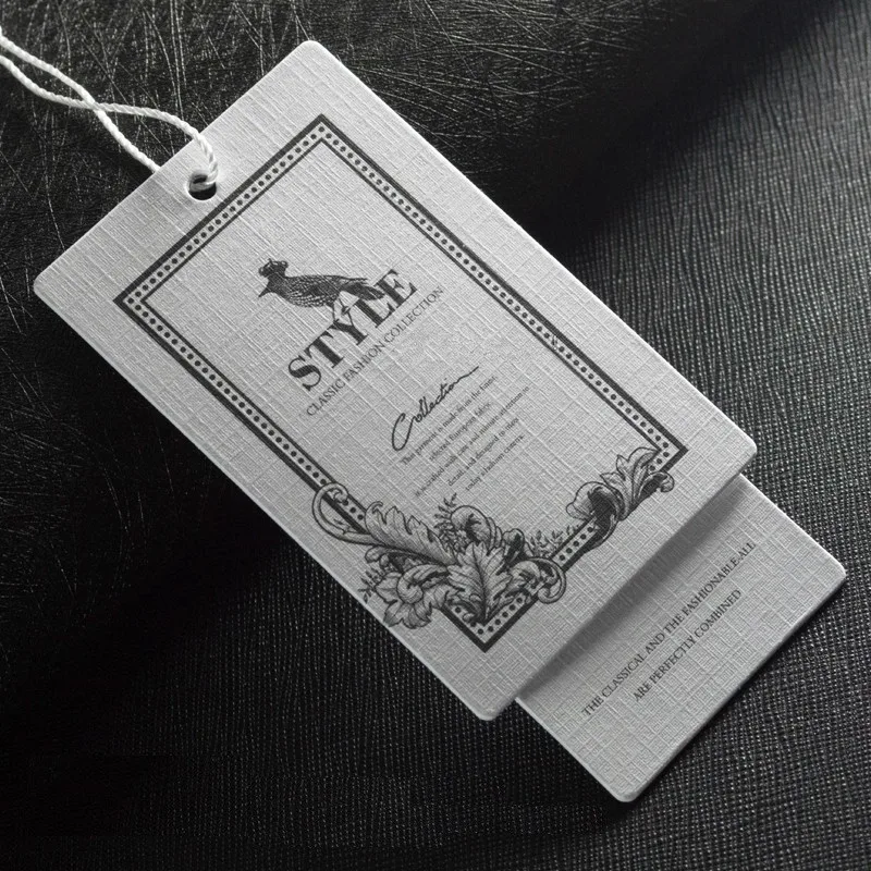 

Direct factory high quality wholesale hot sale new arrival custom garment hang tags VK288