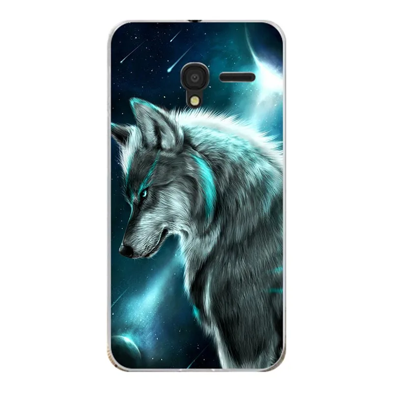A114 Модный чехол с мультипликационным принтом для ALCATEL One Touch Pixi 3 4," 5017 5019 5019D, сумка для телефона с изображением кота, пейзажа, мягкий силиконовый чехол - Цвет: A114