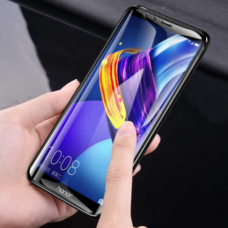 Bonaier стеклянная пленка для Huawei honor 9 lite Полное клеевое Защитное стекло экрана