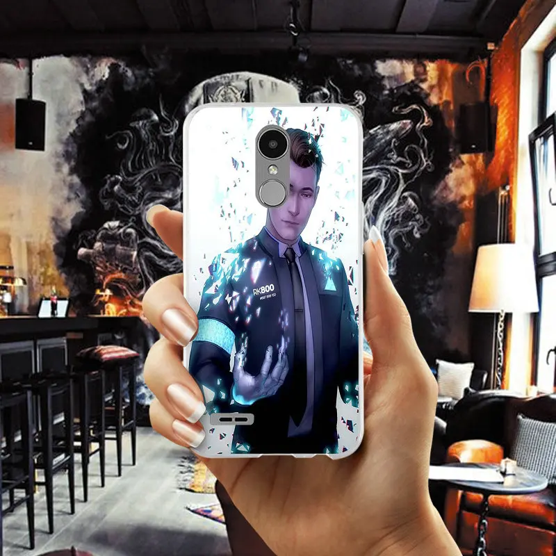 Detroit стать человека RK800 для LG K4 K7 K8 K10 2017 G2 G3 мини G4 дух G5 G6 V10 V20 V30 Nexus 5X мягкие