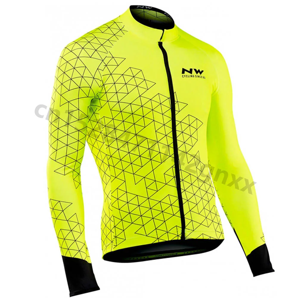 Nw pro team длинный рукав Велоспорт Джерси набор комбинезон ropa ciclismo велоодежда MTB велосипед Джерси форма мужская одежда