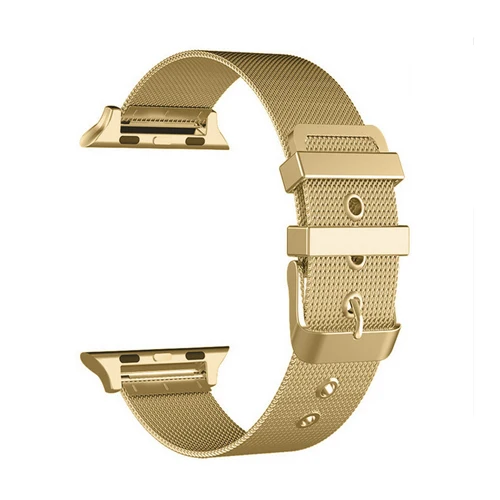 gold 44 мм 40 мм, ремешок для apple watch, ремешок 42 мм, 38 мм, версия браслет ювелирные украшения ремешок для часов, Миланская петля, ремешок для наручных часов iwatch, версия apple watch 5/4/3/2/1 wrisbelt - Цвет ремешка: gold