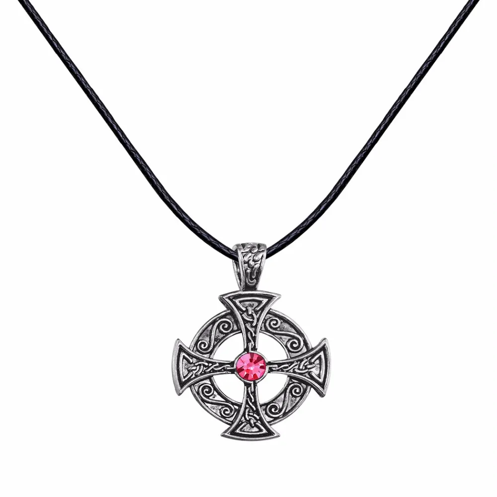 Ностальгия Ирландский Узел крест подвеска раннее ожерелье Мужская веревочная