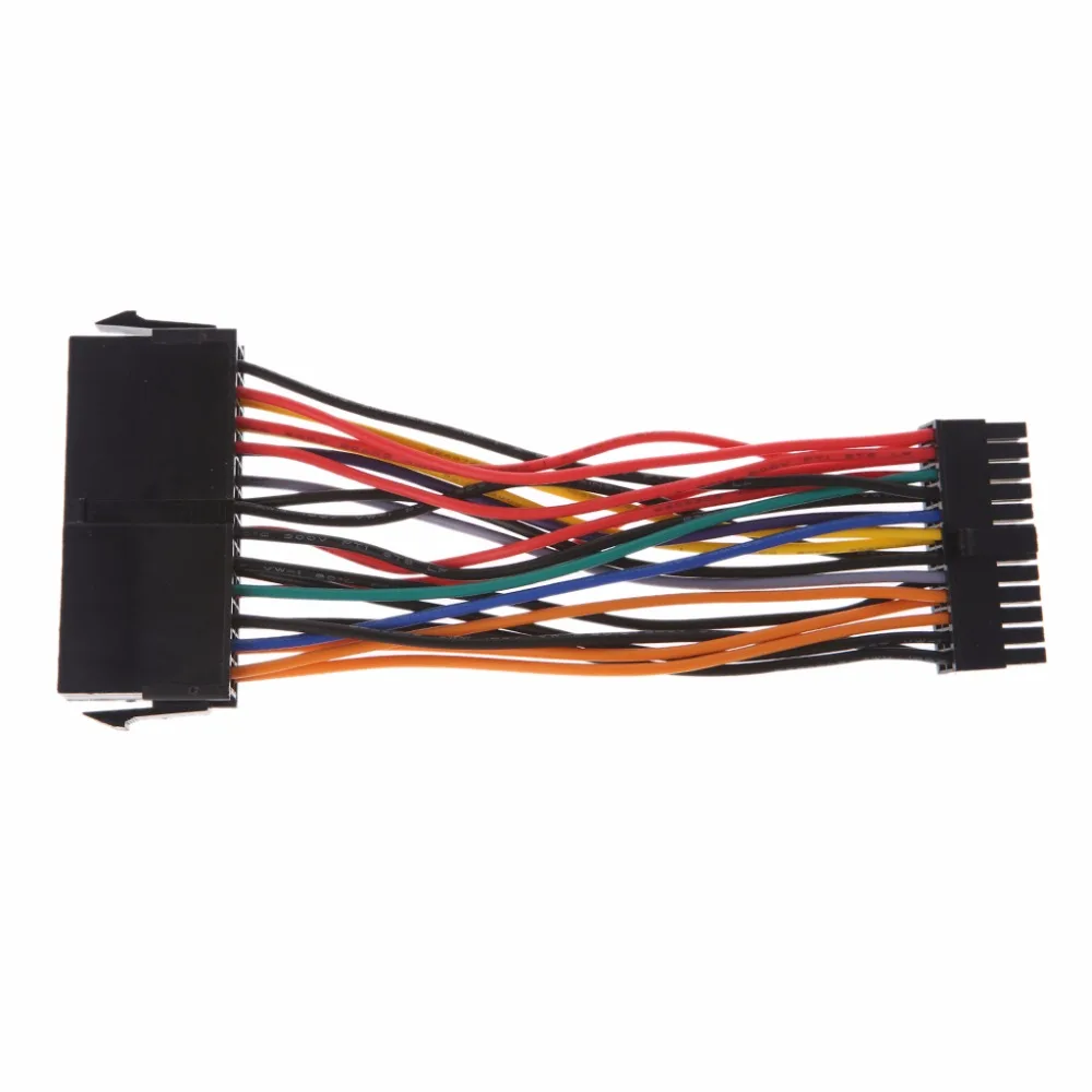 PSU ATX 24Pin папа к женскому питанию удлинитель адаптер кабель для