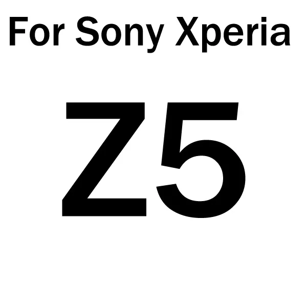 For Z5 Закаленное стекло для sony Xperia Z Z1 Z2 Z3 Z4 Z5 Compact Mini для sony Xperia M4 Aqua M5 защитная пленка из закаленного стекла - Цвет: For Z5