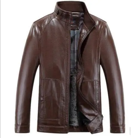 Горячая распродажа! Осень 2016 новые высококачественные мужские кожаные куртки