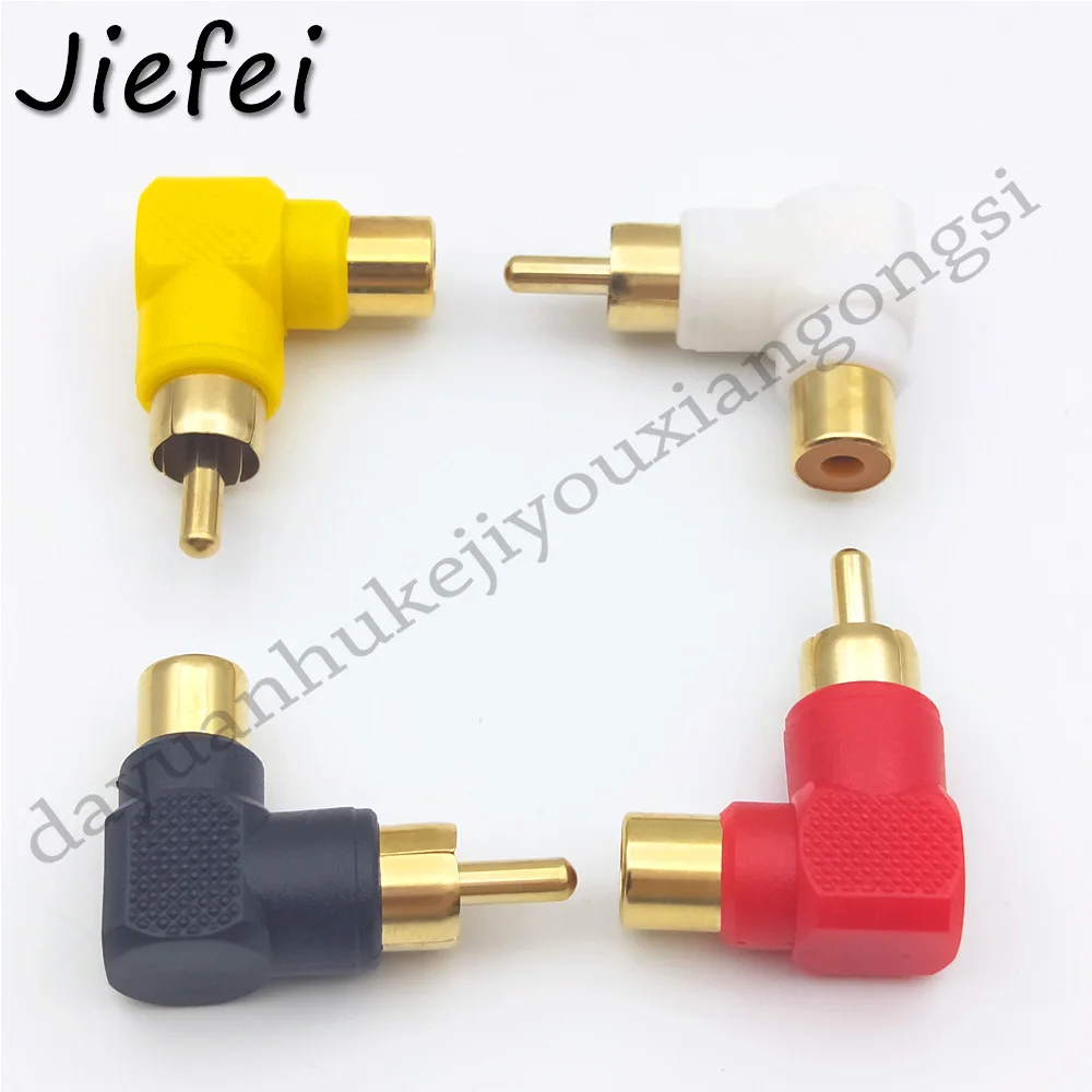 20 шт. позолоченные Коннекторы RCA 90 градусов|Соединители| |