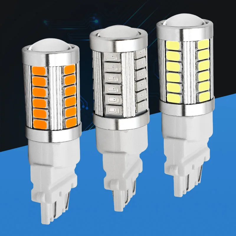 3157 P27/7 W 33 smd 5630 5730 Светодиодные Автомобильные стоп сигналы дневные ходовые огни