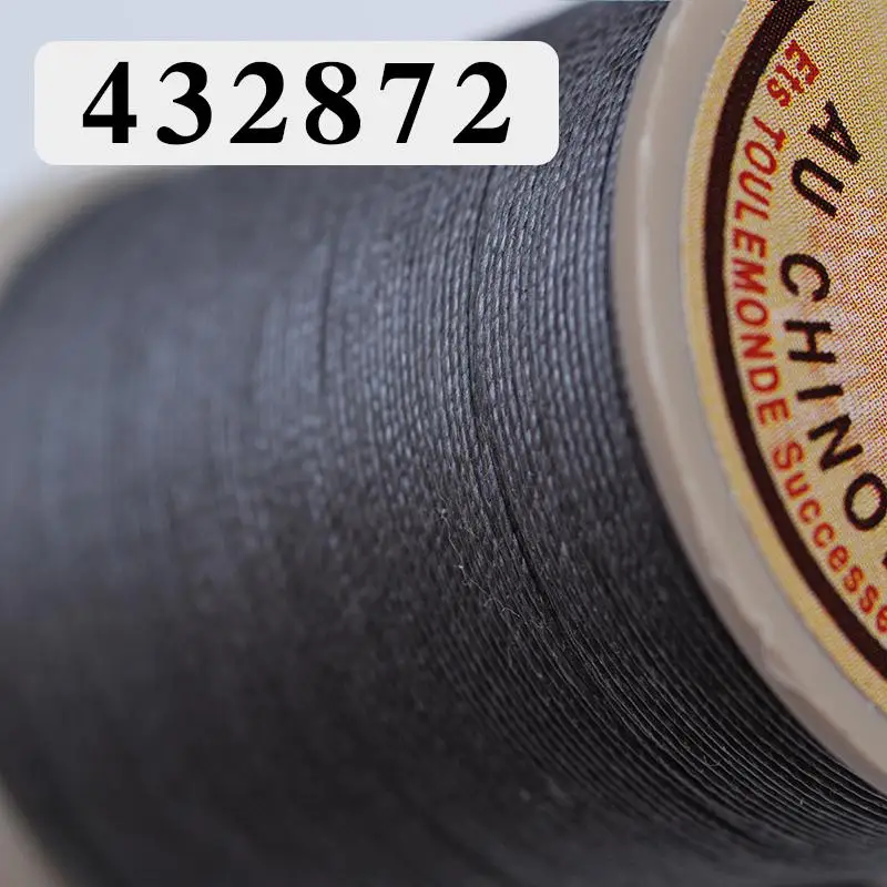 432 10 метров упаковочная линия 0,63 мм Толстая французская AuChinois ручная линия кожаная прошитая вручную круглая Вощеная линия 30 цветов нить - Цвет: dark grey