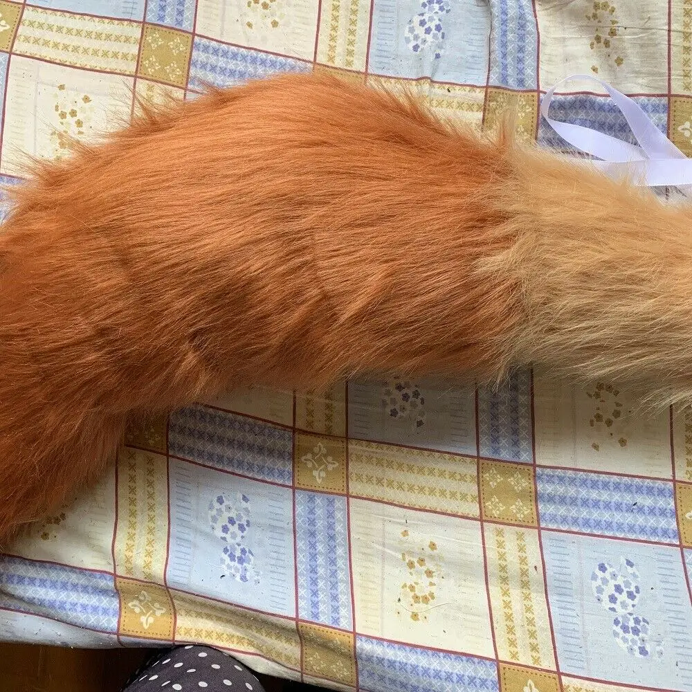 

The Rising of The Shield Hero Raphtalia Plush Ears Tail Cosplay Props Brown