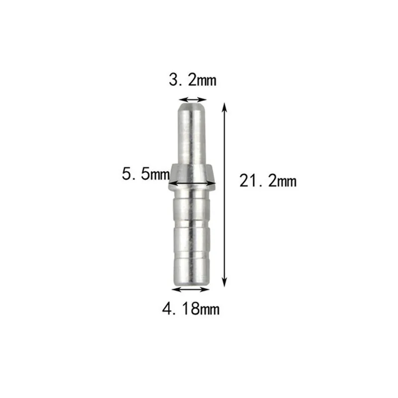 30 шт. алюминиевый материал стрелки иглы подходят диаметр 4 18 мм Стрелы Вал съемка