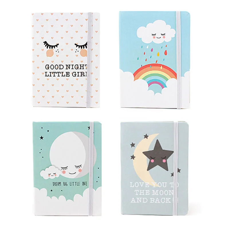 Wholesale mix color A5 A6 переплет Kawaii Cloud Rainbow блокнот totoro Сейлор Мун канцелярские принадлежности недельный ежедневник планировщик Органайзер - Цвет: Wholesale mix color