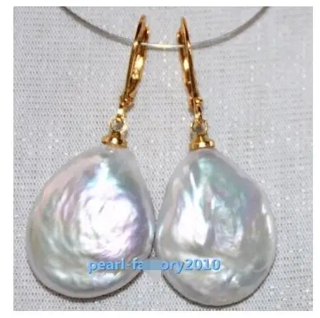 Free delivery charm 13-14mm South China Sea pendant Pearl Earring 14K | Украшения и аксессуары