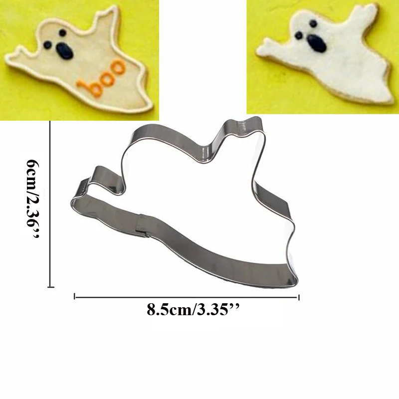 1 шт. привидение на Хэллоуин металлический резак для печенья надгробие форма