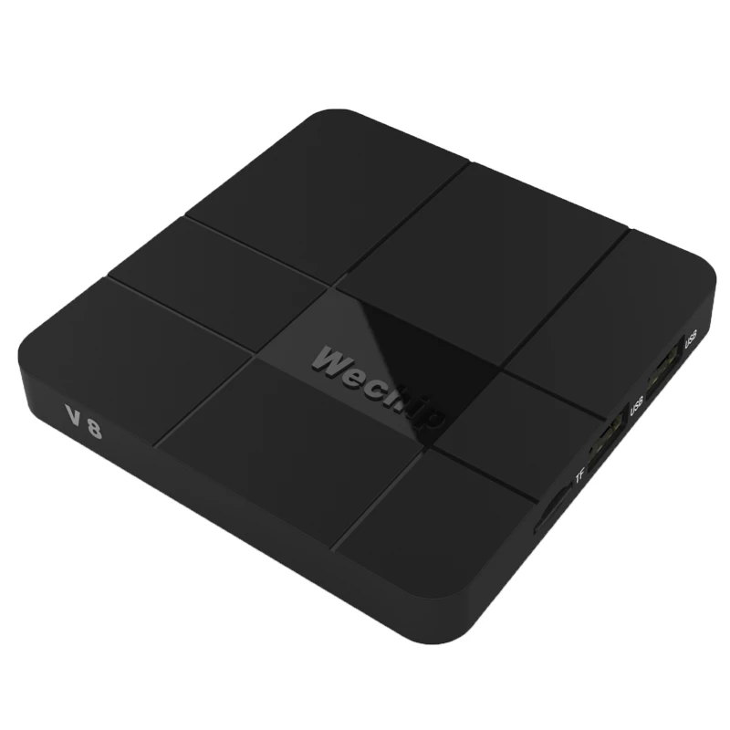 ТВ приставка Wechip V8 2G/16G Android 7 1 S905W четырехъядерный Cortex A53 Mali 450MP5 2 4G беспроводной WIFI