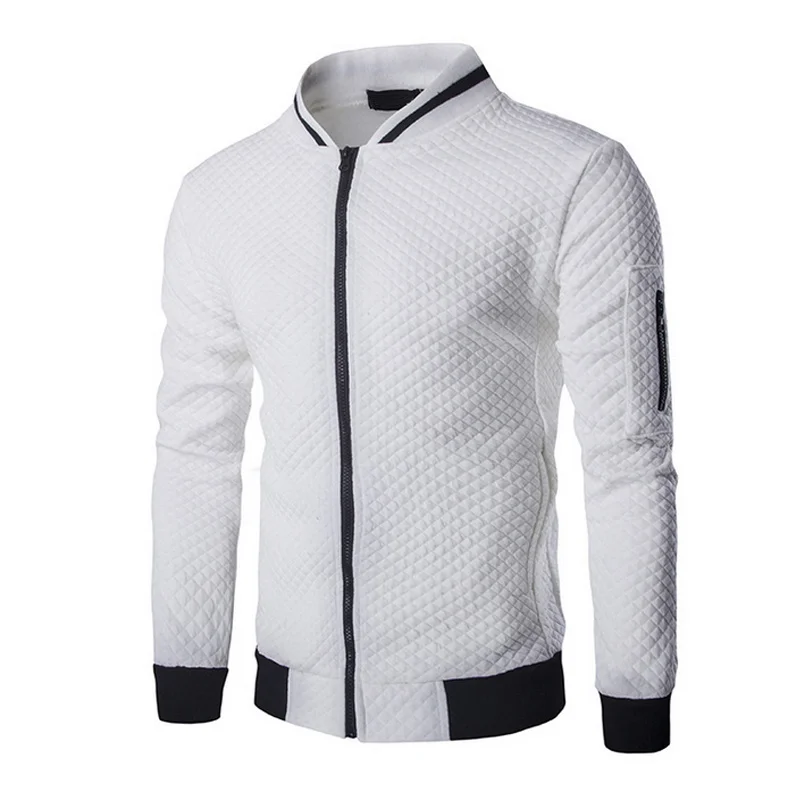 Новинка Лидер продаж Мужские куртки и пальто на молнии с круглым вырезом осень